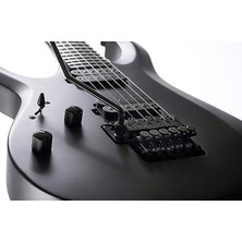 Rafta Elektro Gitar, Black Satin Renk, Çarpıcı Tasarım