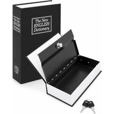 Rafta Busstier Kitap Görünümlü Gizli Kasa, Anahtarlı Kilitli Saklama Kutusu, Ev ve Ofiste Değerli Eşyaları Düzenli Saklamak Için, 180 x 115 x 55 mm
