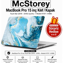 Rafta Mcstorey MacBook Pro 15 Baskılı Kılıf A1707 A1990 Uyumlu Sert Kılıf Ince Hafif Koruyucu Kapak R-847
