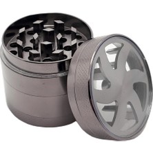 Rafta Mini Boy 40 Mm. Pencereli Tütün Baharat Herbal Öğütücüsü Parçalayıcı PY90GR