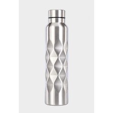 Rafta Çelik Gri 1000 ml Sporcu Matara Suluk (Sıcak-Soğuk Tutmaz) CIN338