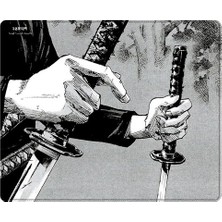 Rafta Katanas Temalı Xxl Mouse Pad - 480X400X4 mm Hız ve Konfor