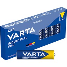 Rafta Varta 4003 Endüstriyel Alkalin Aaa Size Ince Kalem Pil 10LU