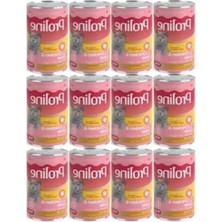 Rafta Tavuklu ve Ciğerli Yetişkin Kedi Konservesi, 12 x 395 gr