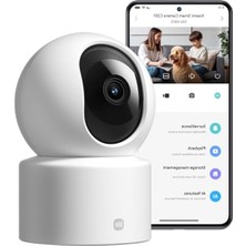 Rafta Hd 1080P Iç Mekan Güvenlik Kamerası, 360° Dönüş Açısıyla Izleme Fırsatı