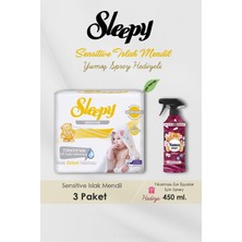 Rafta Sleepy 150 Adet Sensitive Islak Mendil, Sakura Oda Kokusu Hediyeli