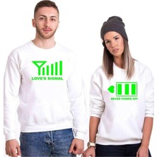 Rafta Tshirthane Signal Power Aşkın Gücü Sevgili Kombinleri Sweatshirt Kombini, Erkek, 2xl-Tek Ürün Fiyatıdır, Kombin Yapmak Için En Az 2 Adet Sepete Ekleyiniz