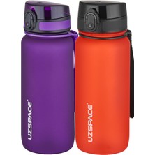 Rafta Uzspace 2'li Tritan Matara Seti 650 ml 14 Farklı Renk Seçeneği Fiftyfifty Mor-Fantasyred