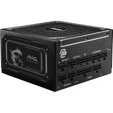 Rafta Msı Mag A1000GL Pcıe5 Iı Güç Kaynağı, 1000W, 80 Plus Gold, Atx 3.1, Pcıe 5.1, Tam Modüler, 135MM Fan