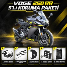 Moto Üçel Voge 250 Rr Koruma Paketi 5'li(Kuyruk Koruma+Motor Koruma Takozu+Kaliper Koruma+Hidrolik Koruma+Ekran Koruyucu)