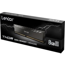 Rafta Barrette Mémoire 8go Dımm Ddr4 Lexar Thor PC4-25600 (3200 Mhz) (Noir)
