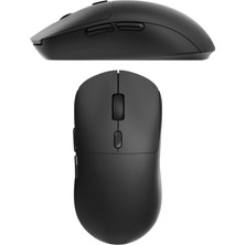 Rafta Coverzone Kablosuz Gaming Mouse 12800 Dpı 3 Modlu Bluetooth 2.4g USB Kablolu 1000Hz Raporlama Hızı 67G Ultra Hafif 6 Tuş 300MAH Şarjlı Ofis Oyuncu Mouse | Ajazz NJ07 (Siyah - NJ07)