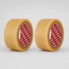 Rafta Şeffaf Hotmelt 2 Adet Koli Bandı 45 mm x 100 mt Güçlü Yapışkanlı Paketleme Ambalaj Bandı