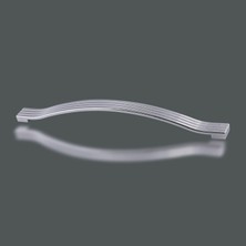 Rafta BADEM10 Akasya Mobilya Mutfak Dolabı Çekmece Dolap Kapak Kulpu Düz Ayder Metal Kulbu Kulp Kulpu 224 mm Krom