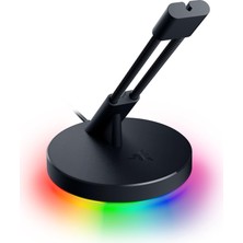 Rafta Razer Mouse Bungee V3 Chroma - Rgb Aydınlatmalı Fare Kablo Tutucusu (Kablo Klipsli Yaylı Kol, Ağır Kaymaz Taban, Kablo Yönetimi) Siyah