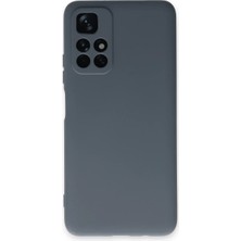 Xiaomi Redmi Note 11T Kılıf Nano Içi Kadife Silikon - Gri