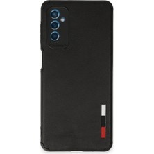 Samsung Galaxy M52 5g Kılıf Loop Deri Silikon - Siyah