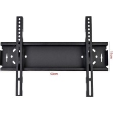 Rafta Cendix CX0TVAPR02 Sabit Kilitli Tv Duvar Askı Aparatı 43-60 Inç 50X11 cm 40 kg Taşıma Kapasitesi LCD LED OLED QLED Uyumlu