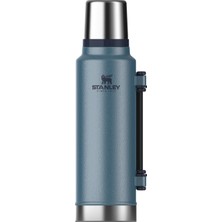 Rafta Stanley Botella Clásica 1.4 Lt - Stanley Geniş Ağızlı Vakum Yalıtımlı Termos Termos Stanley Paslanmaz Çelik Termos Bardak, Soğuk ve Sıcak Içecekler Için, Çok Sous Kapaklı Termos, Hammertone Lake