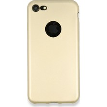 Apple iPhone 7 Kılıf First Silikon - Gold