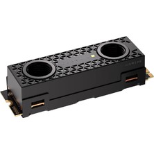 Rafta Corsaır MP700 Pro Se Hydro x 2tb M.2 Pcıe Gen5 X4 Nvme 2.0 Ssd, 14.000 Mb/s Okuma, Su Bloğu Yüklenmiş - Siyah (CSSD-F2000GBMP700PHXE)