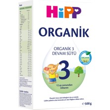 Rafta Hipp 3 Organik 3 Devam Sütü