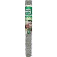 Rafta Yardgard 308400B Kümes Hayvanları Ağı Çiti, 60 cm x 10 Ayak, Gümüş