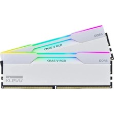 Rafta Klevv Cras V Rgb 64GB 2X32GB 6400MHZ CL32 Ddr5 Heatsink Beyaz Ram