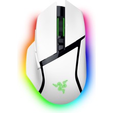 Rafta Razer Basilisk V3 Pro - Razer Hyperscroll Tilt Wheel'e Sahip Özelleştirilebilir Kablosuz Oyun Faresi (Focus Pro 30K Optik Sensör, 13 Bölgeli Kroma Aydınlatma, 10+1 Programlanabilir Düğme) Beyaz