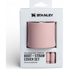 Rafta Stanley The Quencher Boot + Straw Topper 40OZ Ash Termos AS1012477066 Yeşil