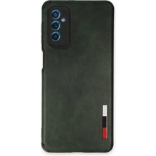 Samsung Galaxy M52 5g Kılıf Loop Deri Silikon - Yeşil