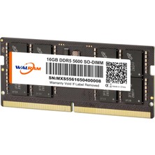 Rafta Walram Ddr5 16GB 5600MHZ Sodımm Notebook Ram