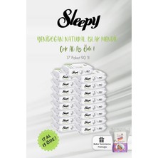 Rafta Sleepy 17 Al 15 Öde Natural Yenidoğan Islak Mendili 90 Adet ve Bebek Pamuğu