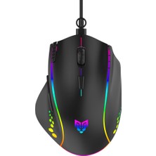 Rafta Blueforce Luxor Gaming Gamer Oyuncu Mouse 12800DPI Siyah