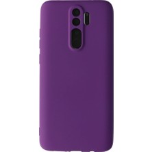 Xiaomi Redmi Note 8 Pro Kılıf First Silikon - Mor