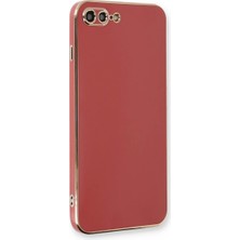Apple iPhone 7 Plus Kılıf Volet Silikon - Kırmızı