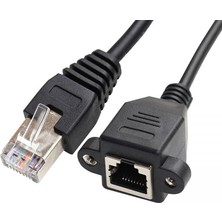 Rafta Panel Tipi Rj 45 Dişi Erkek Kablo Panel Tipi Cat5/cat6 Kablo 2m