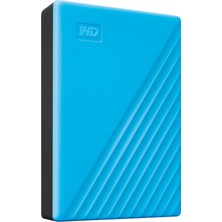 Rafta Wd 4tb My Passport Taşınabilir Harici Hard Disk, Mavi, BPKJ0040BBL, Wesn