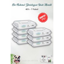 Rafta 7 Adet Sleepy Bio Natural Yenidoğan Islak Havlu 40'lı ve Rosıe