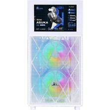 Rafta Power Boost Powerboost PB-P4367BW USB 3.0 LCD Mesh Argb Atx Mid Tower Beyaz Kasa