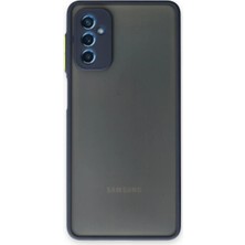 Samsung Galaxy M52 5g Kılıf Montreal Silikon Kapak - Lacivert