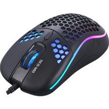 Rafta Xtrike Me GM-512 Rgb Oyuncu Mouse | 6400 Dpı, Bal Peteği Hafif Tasarım, 7 Tuşlu Kablolu Gaming Fare