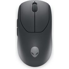 Rafta Alienware Pro Kablosuz Oyuncu Mouse – Siyah – 545-BBFP 2.4ghz Kablosuz, 26.000 Dpı, 650 Ips, 6 Programlanabilir Tuş, Usb-C Şarj, 120 Saat Pil Ömrü Dark Side Of The Moon