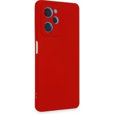 Xiaomi Poco X5 5g Kılıf Nano Içi Kadife Silikon - Kırmızı