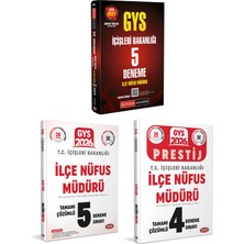 Data Yayınları Pegem 2027- 2026 Gys Içişleri Bakanlığı Ilçe Nüfus Müdürü Görevde Yükselme 3 Lü Deneme Sınavı Seti