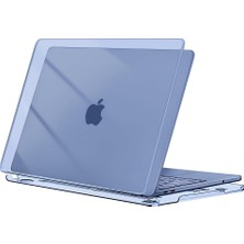 Rafta Mcstorey MacBook Neo Kılıfı 13 Inç A3404 Uyumlu Mat Buzlu Yarı Saydam Sert Kapak Hard Case, A18 Pro 2026 Ince Koruyucu Kılıf Mavi