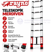Rayno Teleskopik Merdiven 10 Basamak