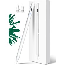Rafta Novstrap Apple iPad Air 11 M2/m3 ile Uyumlu Dokunmatik Tablet Kalemi DZ900 Gen3 Stylus Pencil Avuç Içi Reddi 2 Adet Yedek Uç