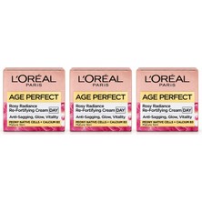 L'oréal Paris Age Perfect Rosy Radiance Şakayık Kalsiyum B3 Gündüz Kremi 3 x 50 ml