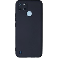 Realme C25Y Kılıf Nano Içi Kadife Silikon - Lacivert
